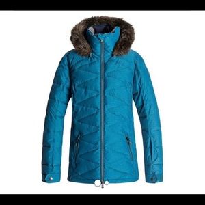 Excellent condition Roxy Ink Blue Quinn Womens Ski/Snowboarding Jacket